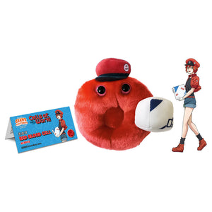 Cells at Work! Red Blood Cell Soft Toy - Giant Microbes