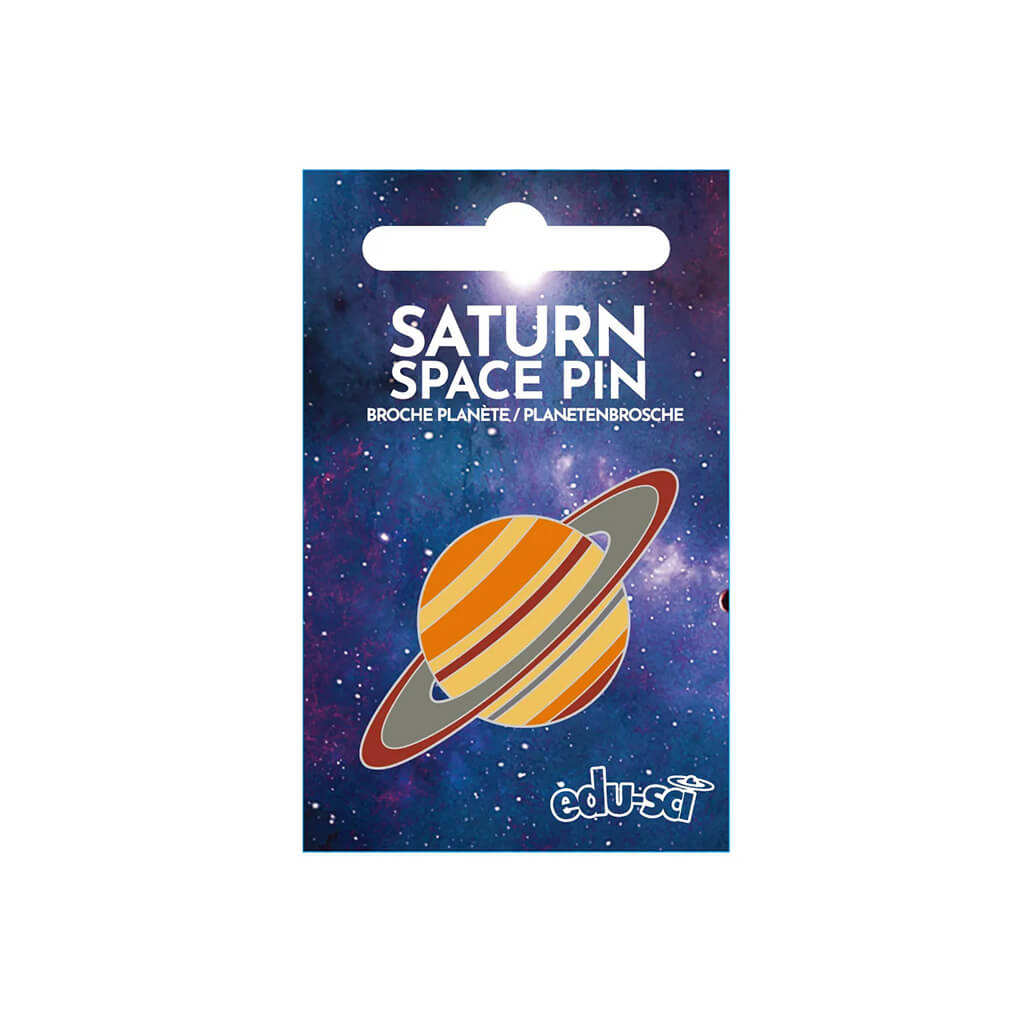 Saturn Enamel Pin Badge - Edu-Sci
