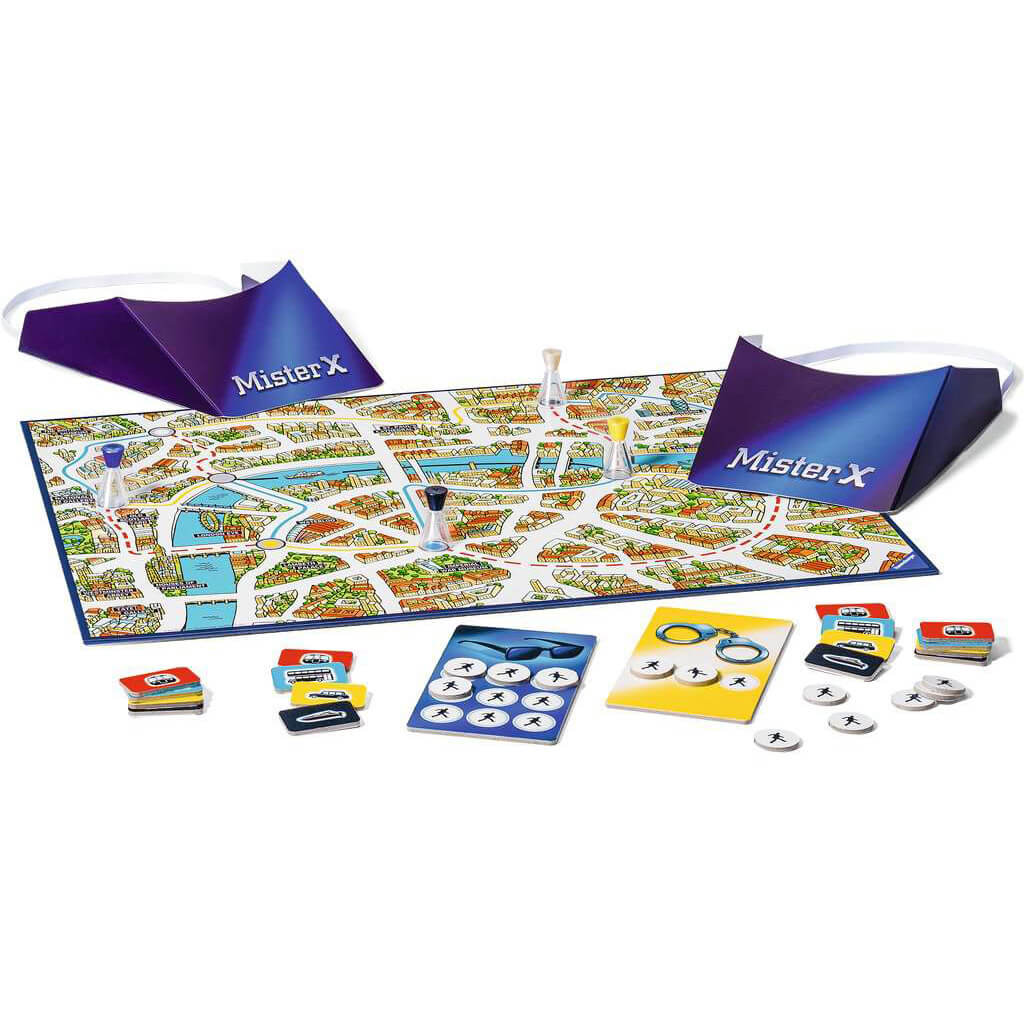 Scotland Yard Junior Strategic Board Game - Steam Rocket