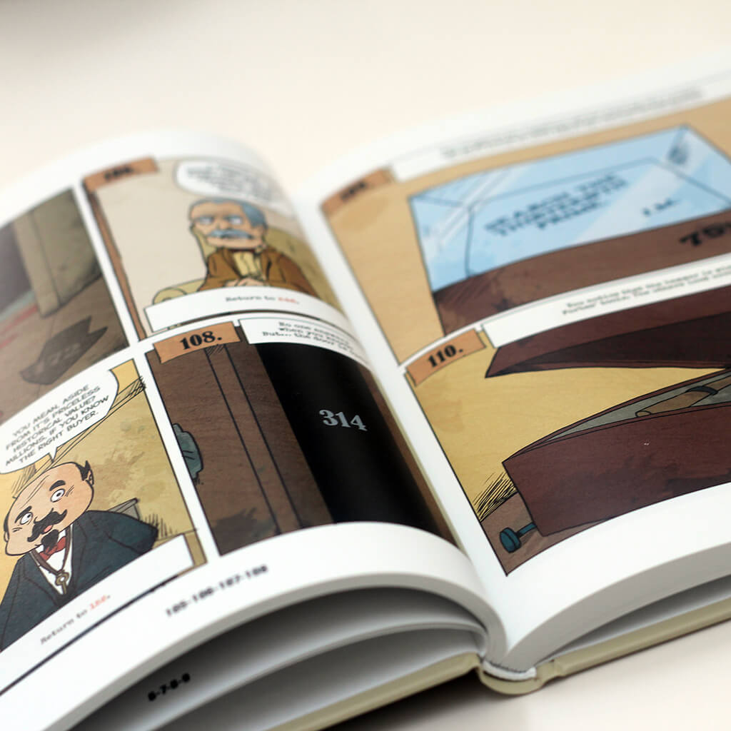 Sherlock Holmes: Four Investigations Graphic Novel Game - Van Ryder Games