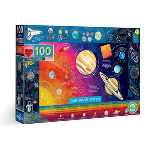 Solar System Jigsaw Puzzle: 100 Jumbo Pieces - eeBoo