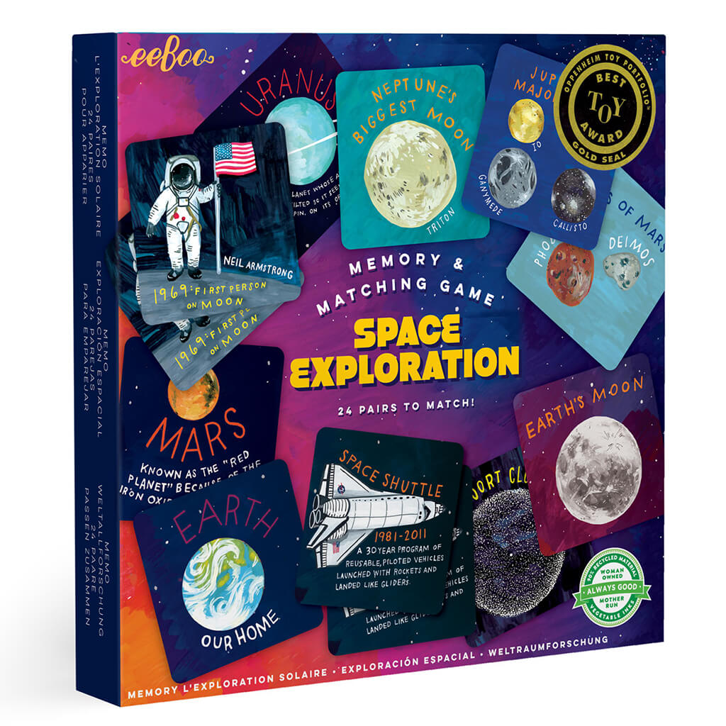 Space Exploration: Memory & Matching Game - eeBoo