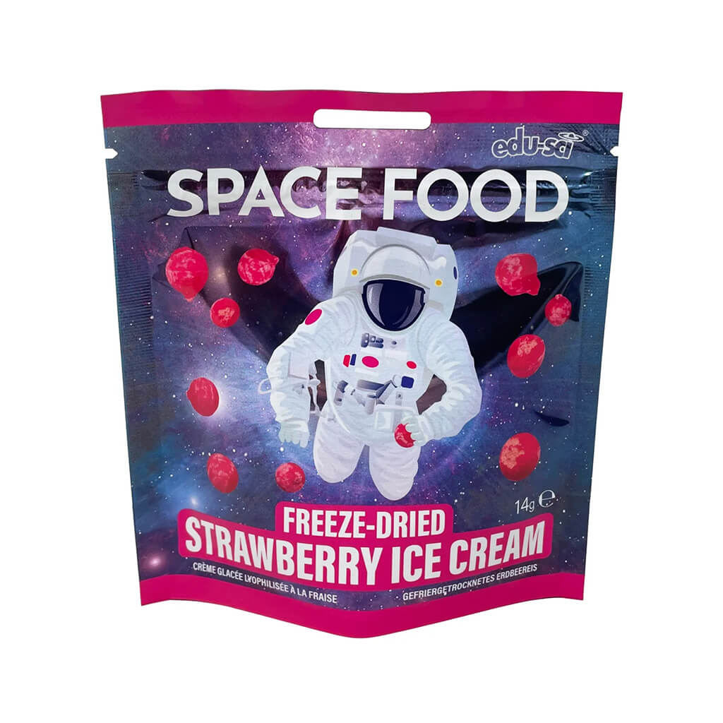 Space Food: Freeze Dried Strawberry Ice Cream