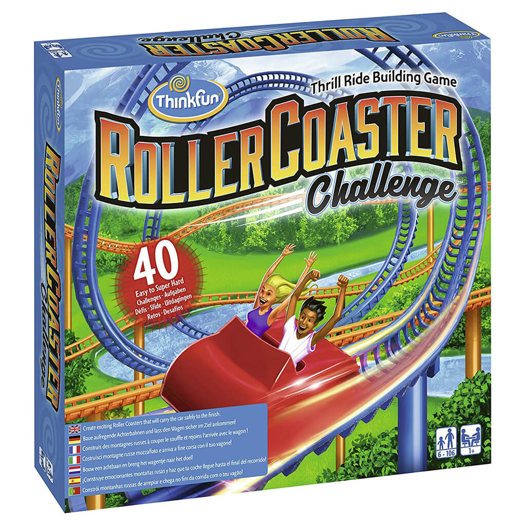 Roller Coaster Challenge Logic Puzzle Game - ThinkFun