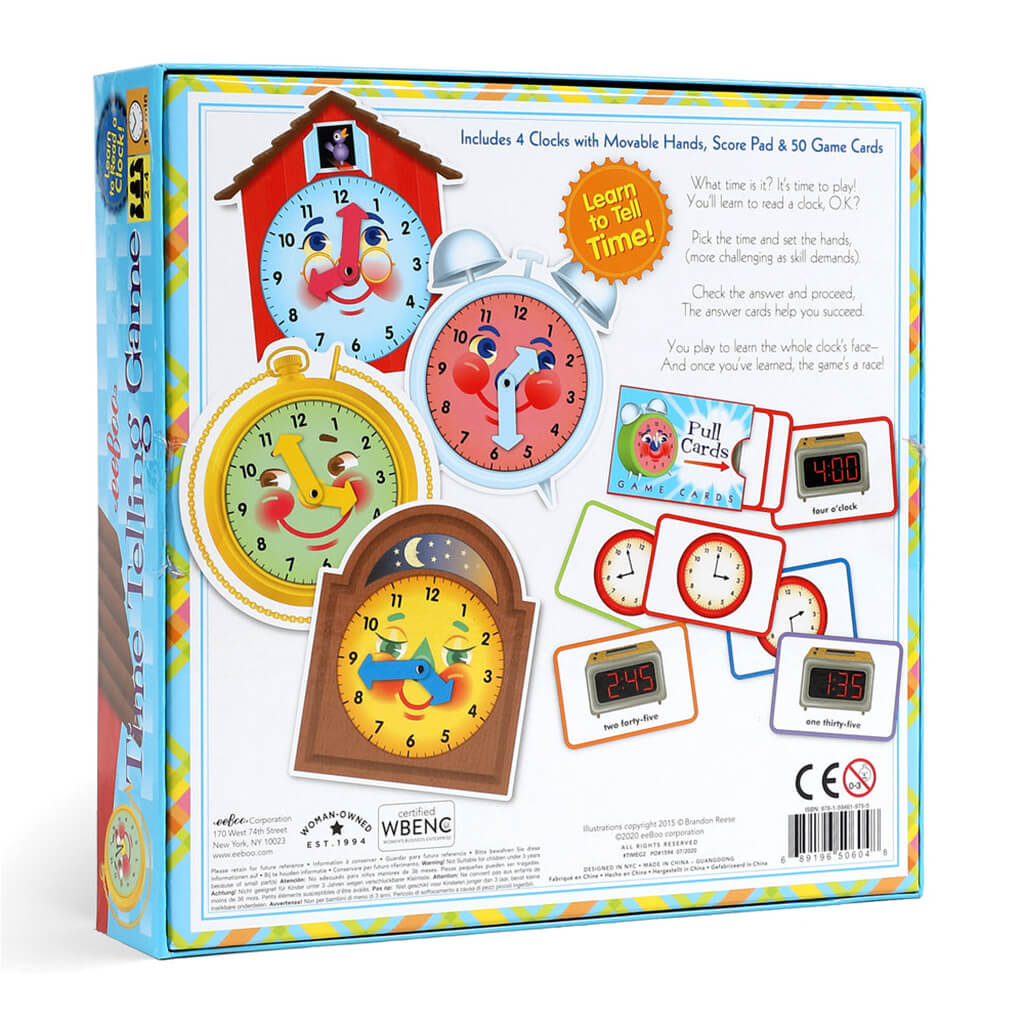 Time Telling Game - eeBoo