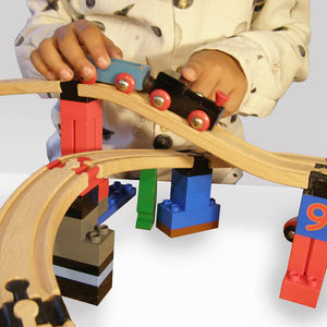 Track Connectors Basic Set Medium (21 Piece) - Toy2