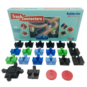 Track Connectors Builder Set (22 Piece) - Toy2