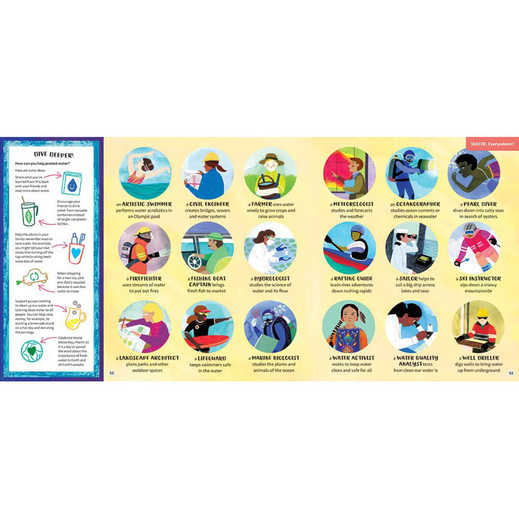 Water: A Deep Dive of Discovery - Barefoot Books (Hardback)