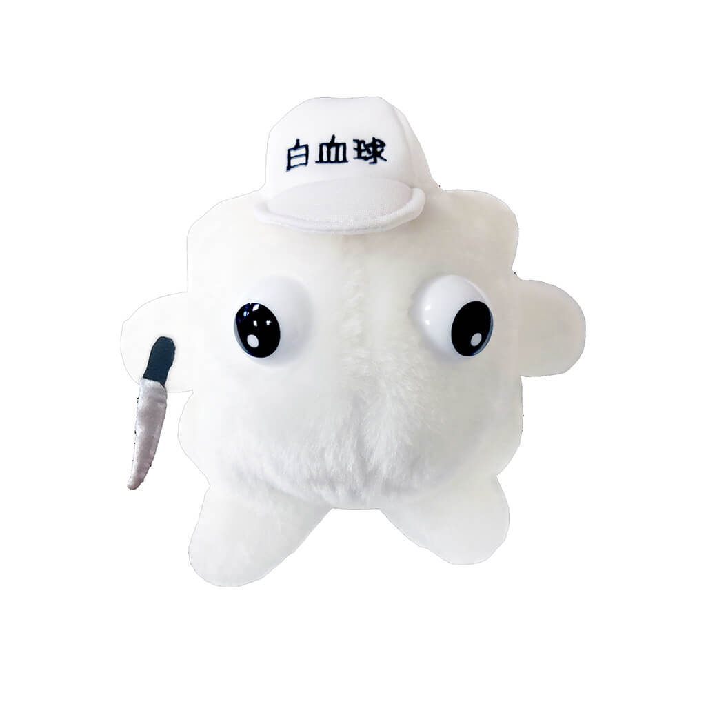 Cells at Work! White Blood Cell Soft Toy - Giant Microbes