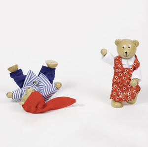 Flexible Wooden Bears Dress Up Box: Benna & Bennoh - Goki
