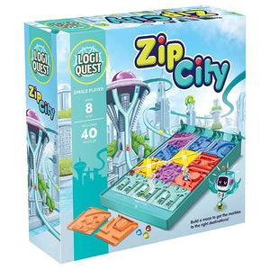 Logiquest: Zip City Puzzle Game - Mixlore