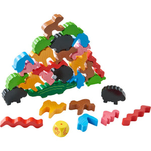 Animal Upon Animal - A Wobbly Stacking Game - Haba (German Box with English Instructions)