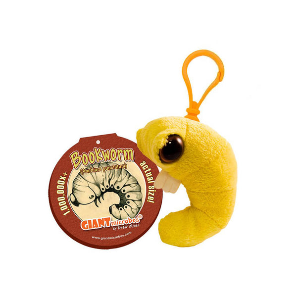 Bookworm Key Ring - Giant Microbes - Steam Rocket