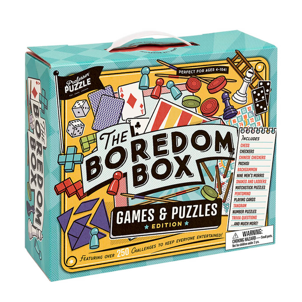 The Boredom Busting Box: Indoor Games & Puzzles - Professor Puzzle