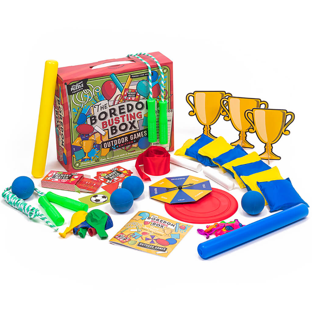 Bored Box The Boredom Busting Box: Outdoor Games - Professor Puzzle - Steam Rocket
