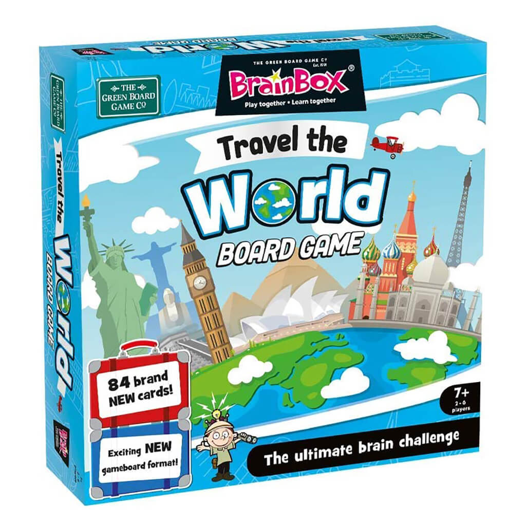 Brainbox: Travel The World Board Game - Steam Rocket