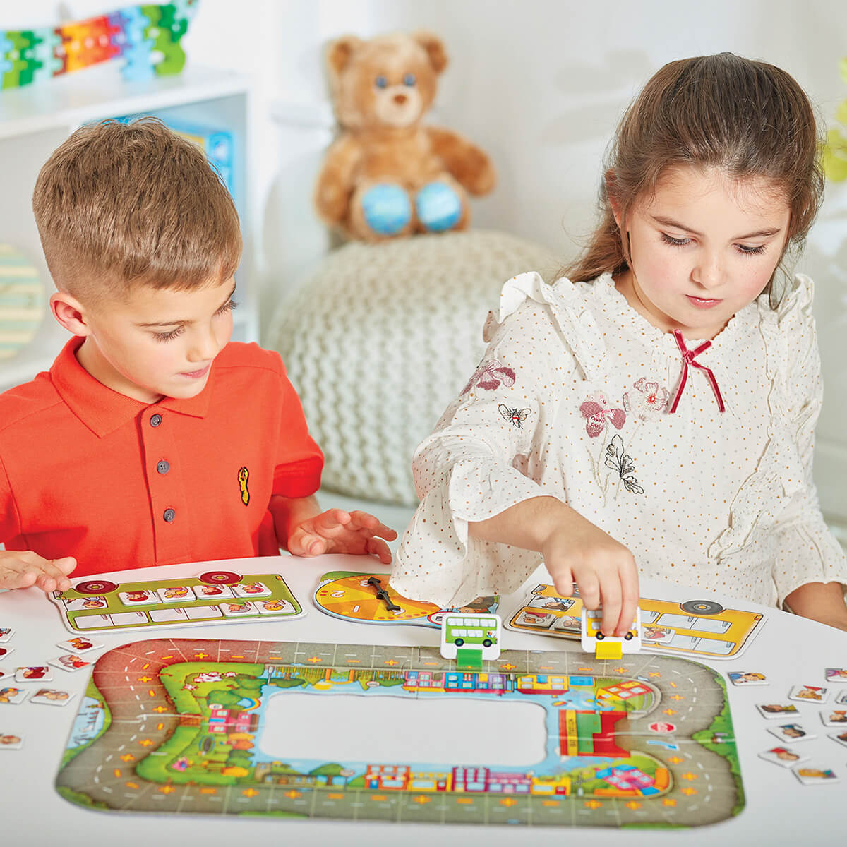 Bus Stop Game Math Bus Stop Addition and Subtraction Game - Orchard Toys - Steam Rocket