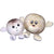 Pluto and Charon Soft Toy - Steam Rocket