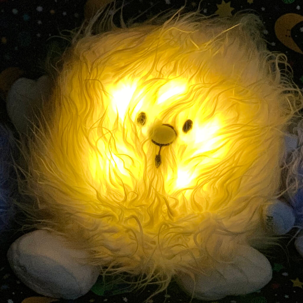 Light up store soft toy