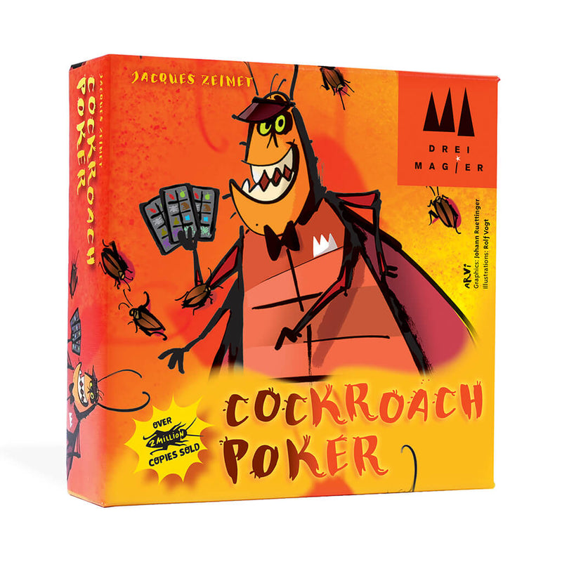 Cockroach Poker Card Game - Three Magicians - Steam Rocket