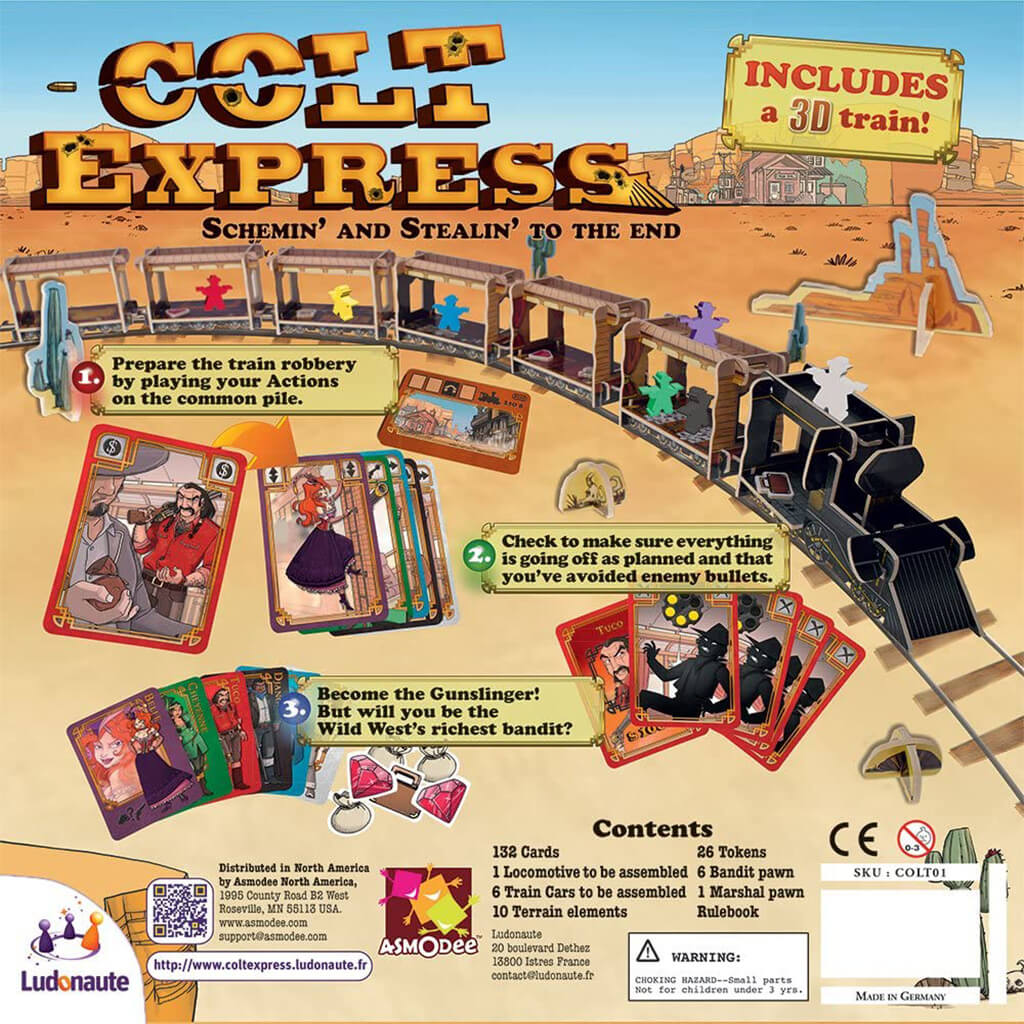 Colt Express Game (10th Anniversary Cover) - Ludonaute