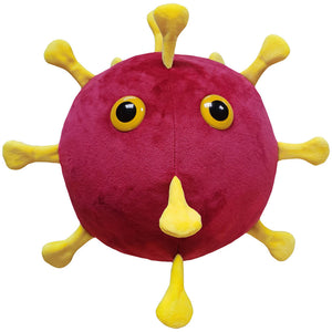 Gigantic Covid-19 (Coronavirus SARS-CoV-2) Soft Toy - Giant Microbes