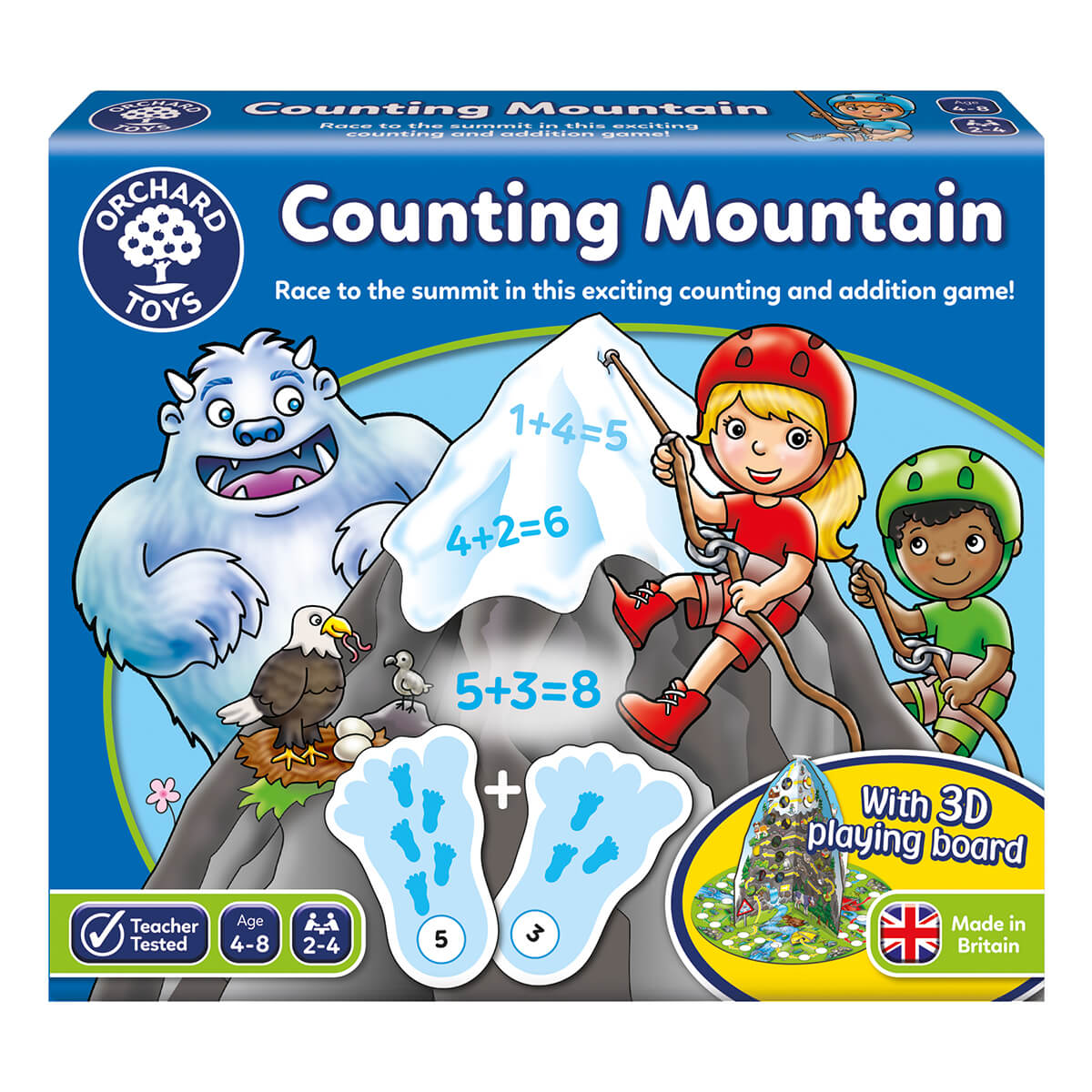 Counting Mountain Maths Game - Steam Rocket