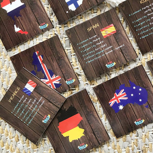 Countries of the World Learning Cards - Teddo Play