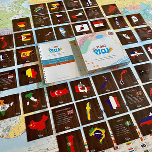 Countries of the World Learning Cards - Teddo Play