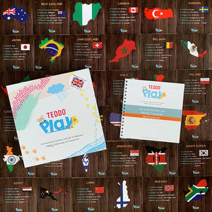 Countries of the World Learning Cards - Teddo Play