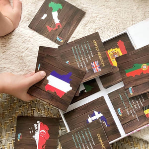 Countries of the World Learning Cards - Teddo Play