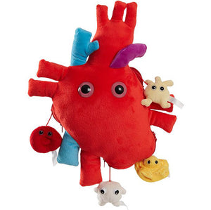 XL Deluxe Heart with Mini Cells Soft Toy - Giant Microbes