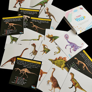 Dinosaurs: From Flesh To Bones Learning Cards (Collector's Edition) - Teddo Play