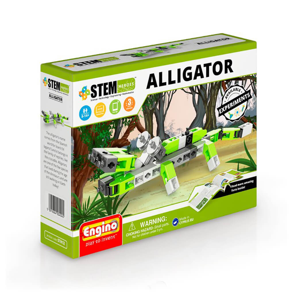 STEM Heroes Alligator Animal Kingdom Construction Kit - Engino