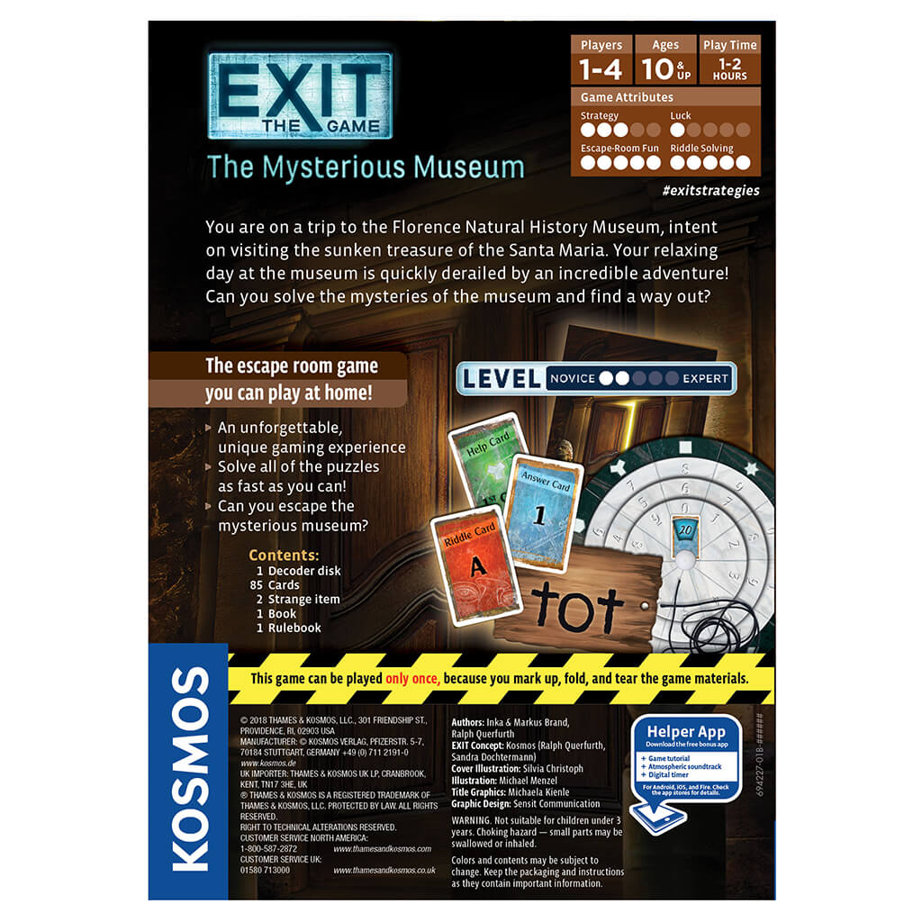 Exit: The Mysterious Museum - Escape Room At Home - Steam Rocket