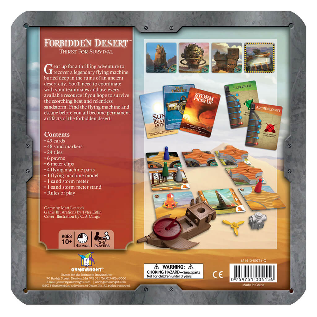 Forbidden Desert Cooperative Game - Gamewright