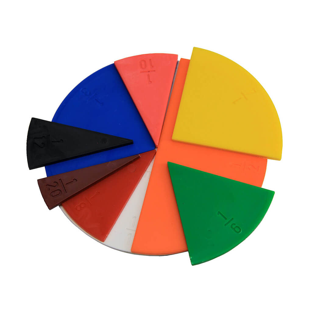 Fraction Circles Set (22 Pieces)