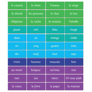 French Words Magnetic Learning - Fiesta Crafts