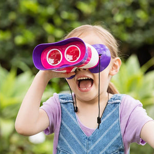 GeoSafari Jr. Kidnoculars Children's Binoculars (Pink) - Educational Insights