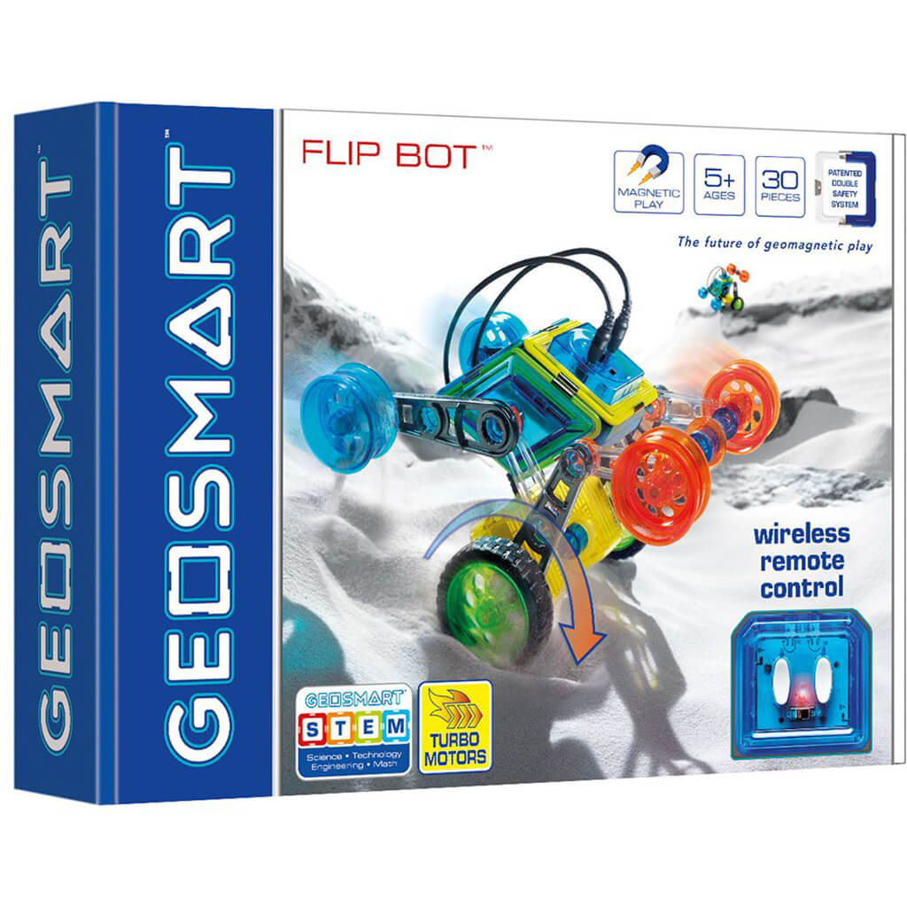 Flip Bot Remote Control Magnetic Robotics Set - GeoSmart