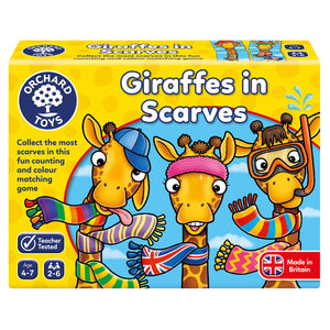 Giraffes in Scarves Counting and Colour Matching Game - Steam Rocket