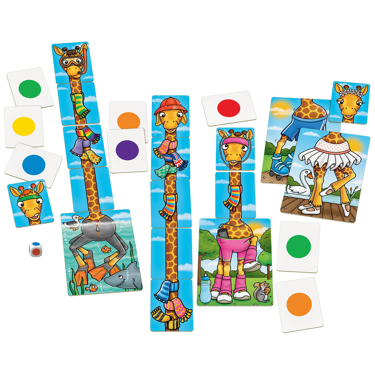 Giraffes in Scarves Counting and Colour Matching Game - Steam Rocket