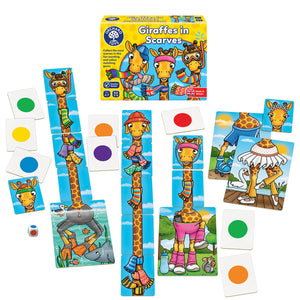 Giraffes in Scarves Counting and Colour Matching Game - Steam Rocket