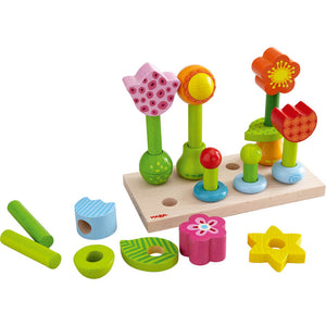 Flower Garden Pegging Game Wooden Toy - Steam Rocket