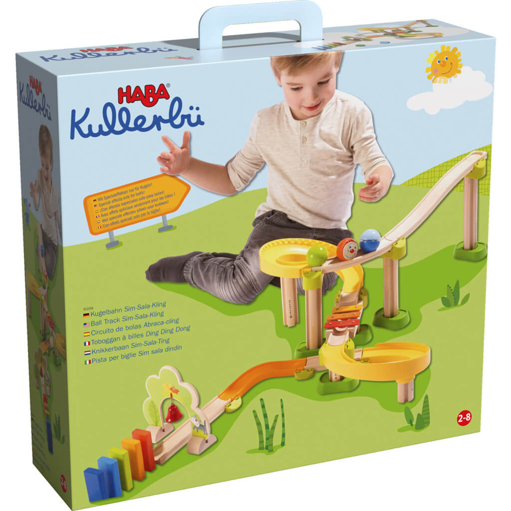 Kullerbu Sim-Sala-Kling Wooden Ball Track - Haba