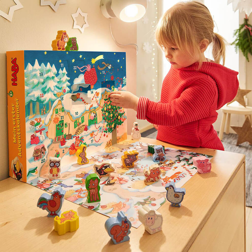 My First Advent Calendar with Wooden Stacking Figures - Haba