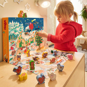 My First Advent Calendar with Wooden Stacking Figures - Haba