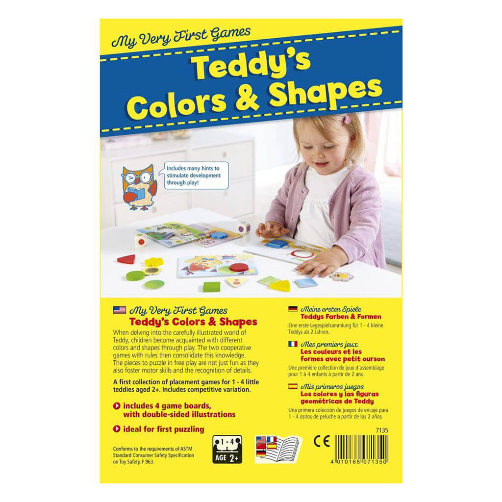 Teddy's Colours and Shapes (My Very First Games) - Haba