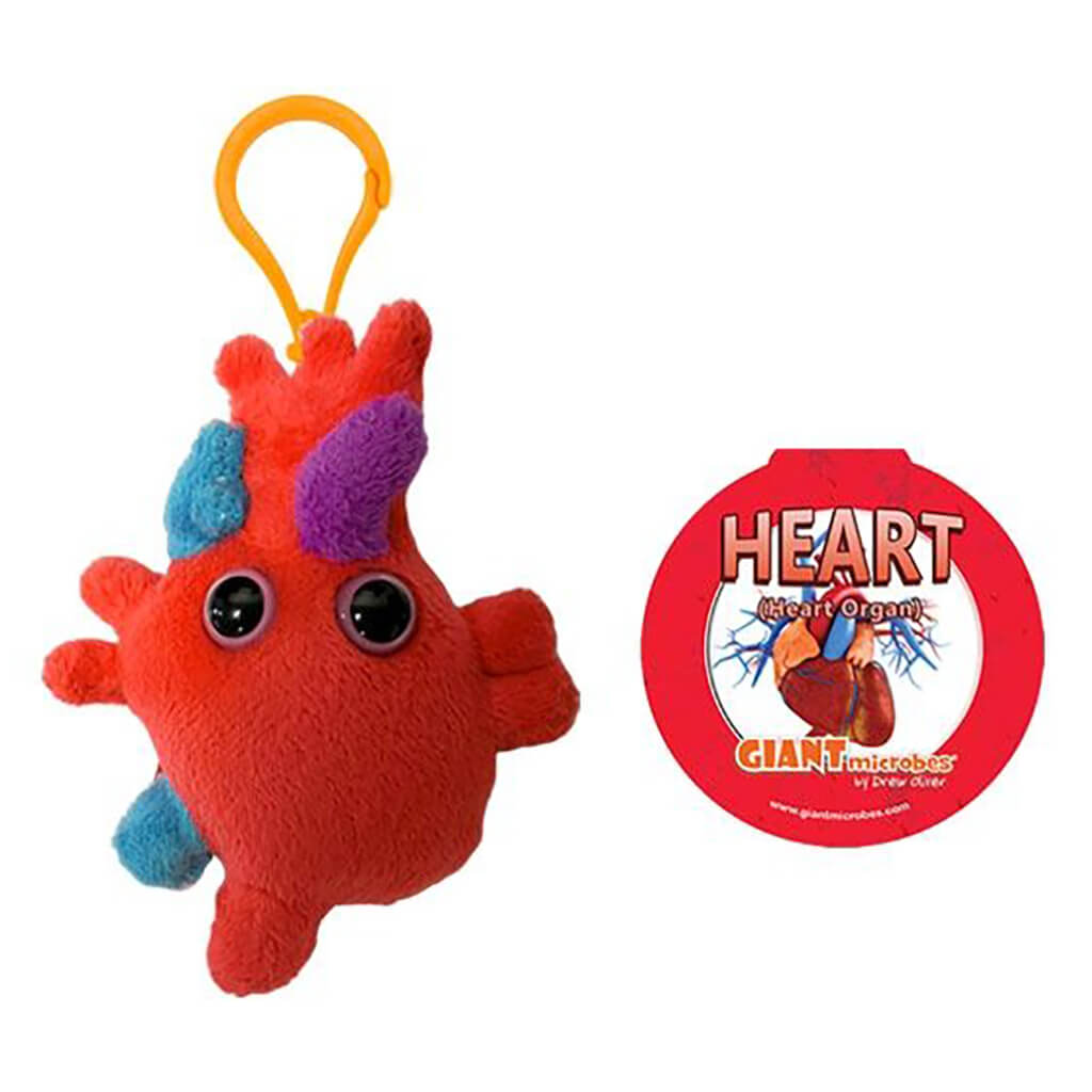 Heart Key Ring - Giant Microbes