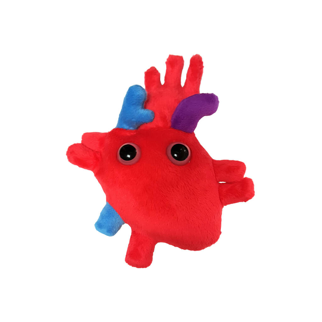 Heart Soft Toy - Giant Microbes